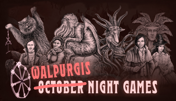 Walpurgis Night Games — “October” struck through and replaced with “Walpurgis”